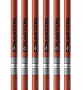 Easton FMJ Autumn Orange 5MM Carbon Shafts Limited Edition, 6-pack Thumbnail Image 4