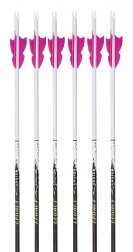 Carbon Legacy 5MM Eichler Edition Batwing Carbon Arrows, 6-pk