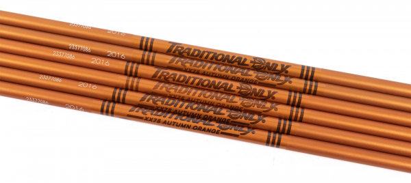 Traditional Only Signature Autumn Orange XX75 Fletched Arrows