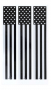 Reflective American Flag Style Arrow Wraps, 15-pack Thumbnail Image 7
