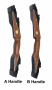 Fred Bear Takedown Riser - Hammer Grip Thumbnail Image 3