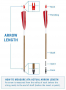 Traditional Only® Barebow Carbon Signature Arrows Thumbnail Image 3