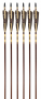 3Rivers Archery® Harvester Wood Arrows, 6-pack Thumbnail Image