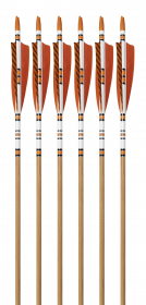 3Rivers Classic Fletched Wood Arrows