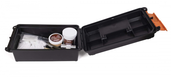 black powder tackle box Lakewood Medium Gray The utility tray keeps all of your items nicely organized with custom molds that hold your papers Little Pete Slim Multiple Catch