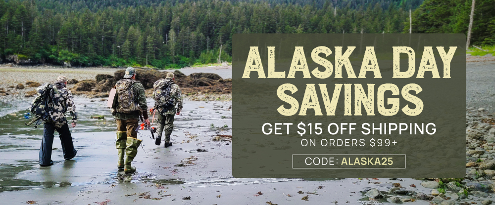 Alaska Day Savings. Get $15 off shipping on orders of $99 or more. CODE:  ALASKA25
