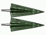 Zwickey No Mercy 2-Blade Screw-In Broadheads 3-pack Thumbnail Image 3
