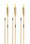 3Rivers Archery® Premium 28" Youth Cedar Arrows 6-pack Thumbnail Image