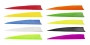 Traditional Only® Solid Color Shield Cut Arrow Feathers Thumbnail Image