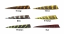 Traditional Only® Natural Barred Dyed Shield Cut Arrow Feathers Thumbnail Image 2