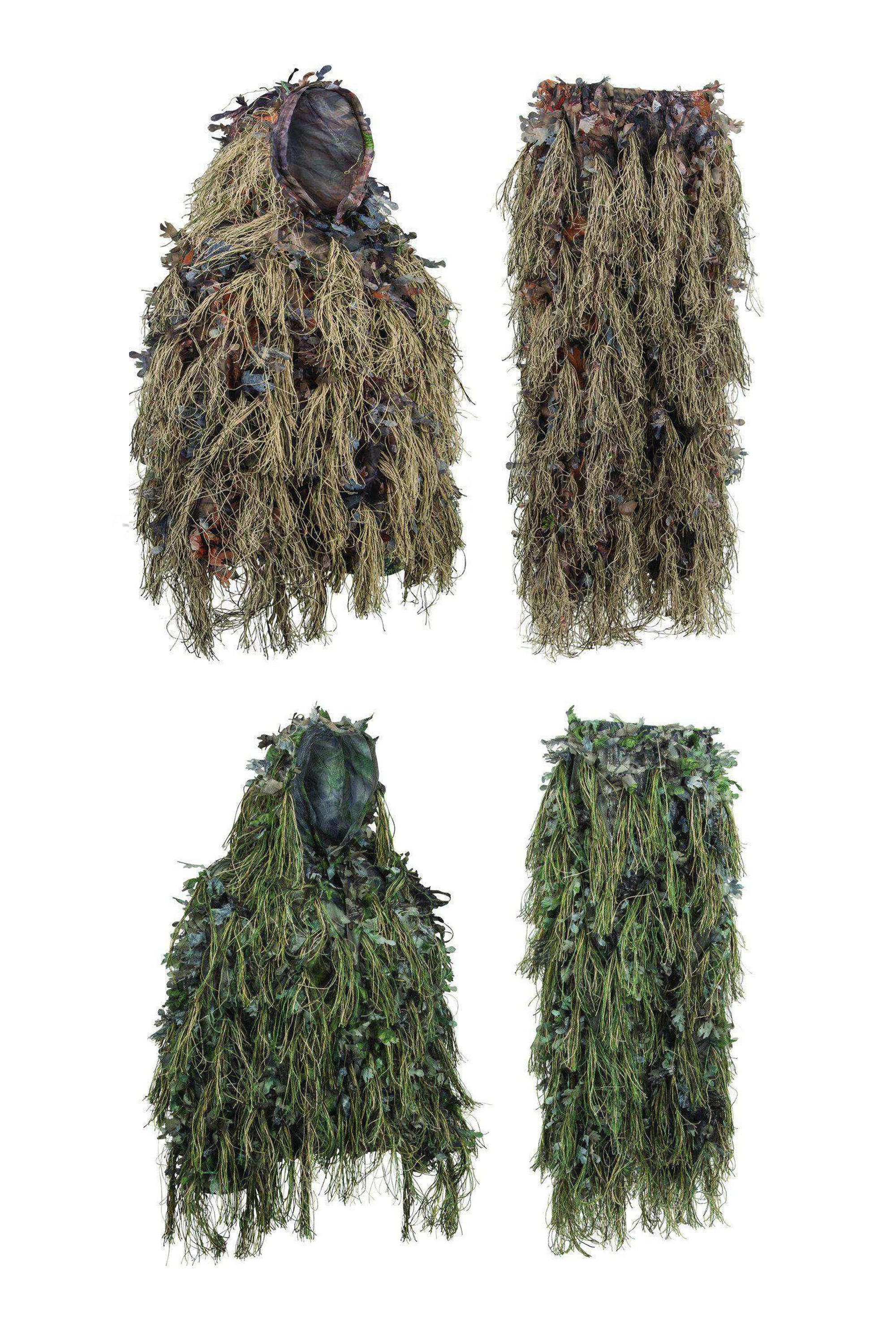 1F1532　North Mountain Gear Ghillie Suit North Mountain Gear Hybrid Ghillie Suit with hooded jacket