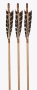 3Rivers Archery® Self Nock Wood Arrows, 3-pack Thumbnail Image