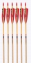 3Rivers Archery® Tapered Elite Wood Arrows, 6-pack Thumbnail Image