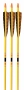 3Rivers Archery® Retro Yellow Jacket Wood Arrows 6-pack Thumbnail Image
