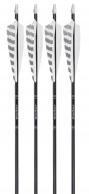 4-Pack of Easton Black Stalker Arrows, 2216 Spine