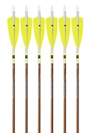 6-Pack of Traditional Only® Carbon Arrows, 340 Spine