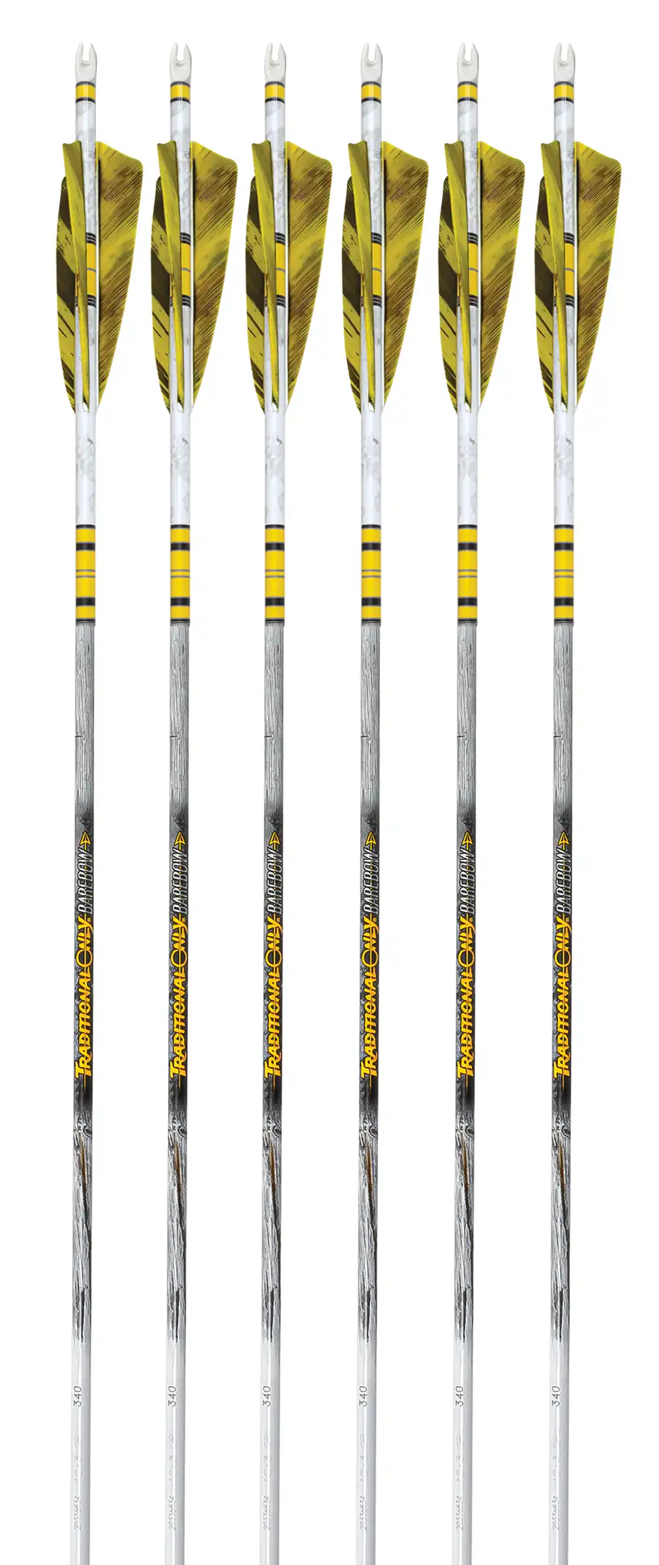 arrows 本体 6-pk 600 spine Traditional Only Barebow Signature Arrows