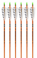 6-Pack of Traditional Only Autumn Orange XX75 Arrows, 2016