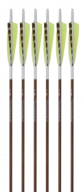 6-pk 400 spine Easton Sonic 6.0 Carbon Arrows