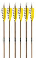 6-Pack of 3Rivers Archery® Hunter's Arrows, 40-45 spine