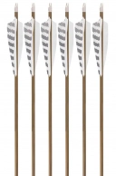 6-Pack of 3Rivers Hunters Arrows, 35-40 Spine