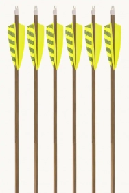 6-pk 400 spine Traditional Only Obsidian 3K Arrows