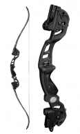 Trading Post 60" Elite Flex ILF Recurve Bow - Right Hand Flat Black 40#