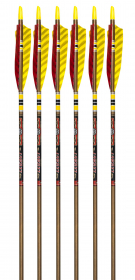 6-pk 350 spine Victory Carbon Trad Gamer Arrows