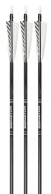 3-Pack of Easton Black Stalker Arrows, 2219 Spine
