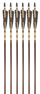 6-Pack of 3Rivers Archery® Harvester Arrows, 40-45 spine