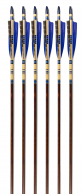 6-Pack of 3Rivers Blue Jay Arrows, 45-50 Spine