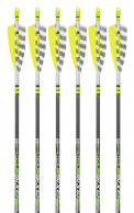 6-Pack of Easton Axis 5MM Match Grade Arrows, 400 Spine
