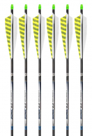 6-Pack of Easton Sonic 6.0 Carbon Arrows, 400 spine