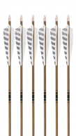 6-Pack of 3Rivers Archery® Hunter's Arrows, 65-70 spine