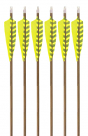 6-Pack of 3Rivers Hunters Arrows, 75-80 Spine