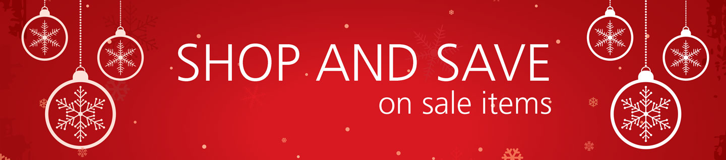 SHOP and SAVE on sale items
