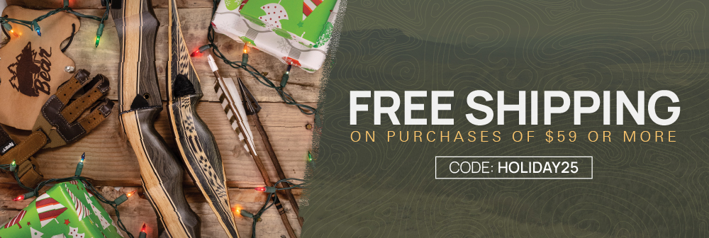 HOLIDAY25 for Free Shipping on orders of $59+