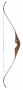 Bear Kodiak Magnum 52" Recurve Bow - Shedua and Grey Fiberglass Thumbnail Image 5