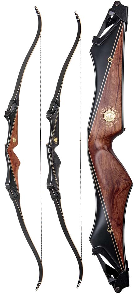 55'' Traditional Archery 45lb Hunting Recurve Bow Target Arrow Silencer Longbow 