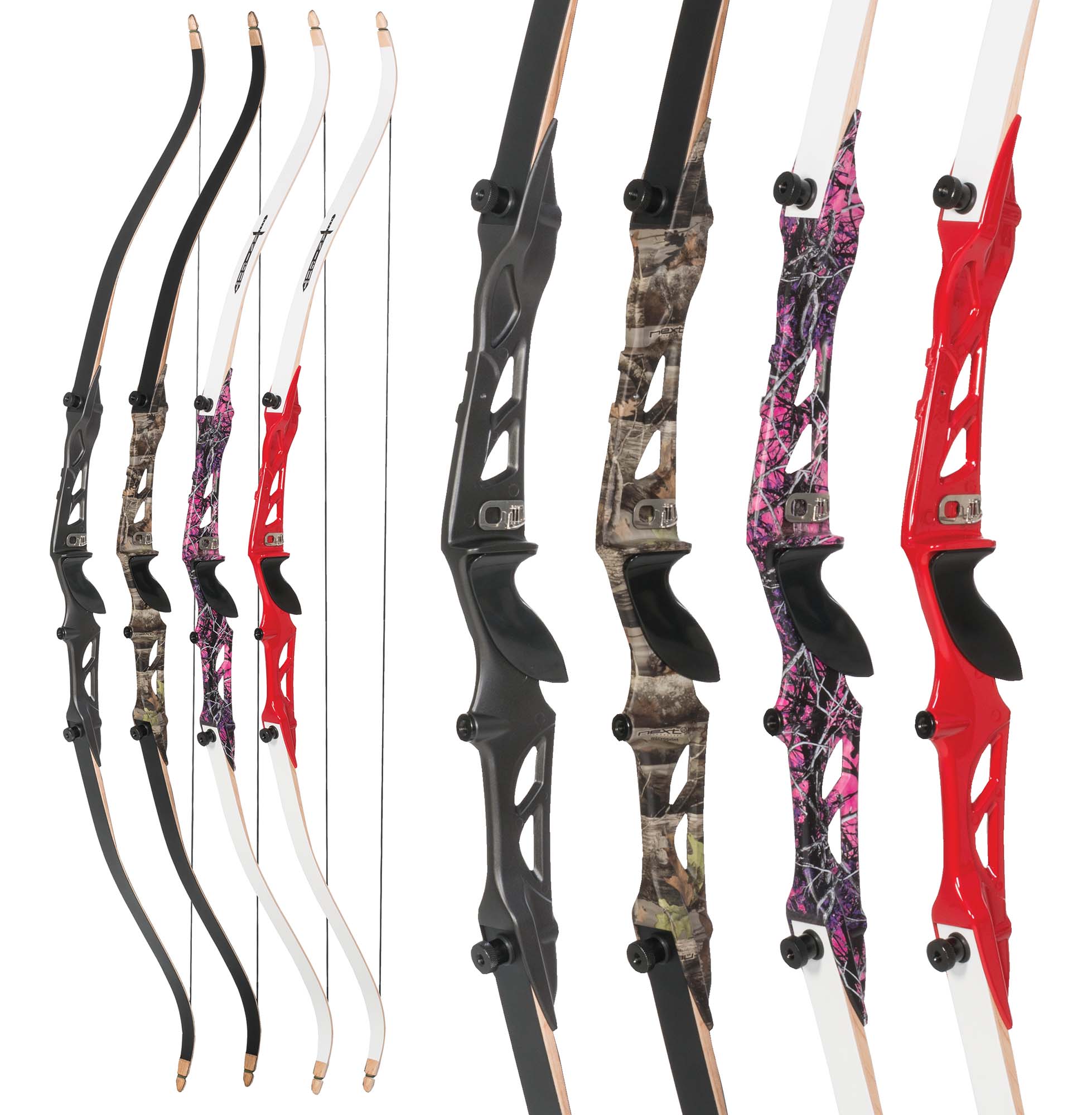Red 68" Core Archery Pro Take Down Recurve Bow & Complete Package 