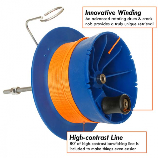 Fin-Finder SideWinder Bowfishing Reel
