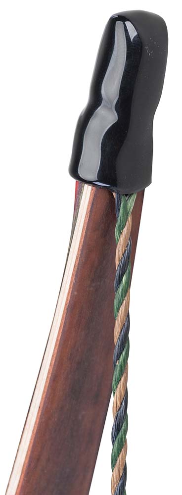 TRADITIONAL ARCHERY LONGBOW RECURVE TAKEDOWN BOW TIP PROTECTOR BEAVER TAIL HIDE!