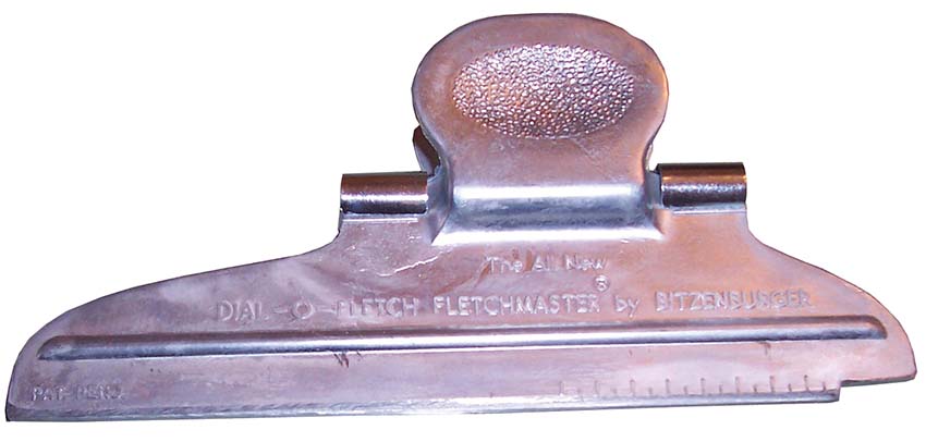 Dial O Fletch Fletchmaster Bitzenburger Left Helical Clamp New Old Stock Read 