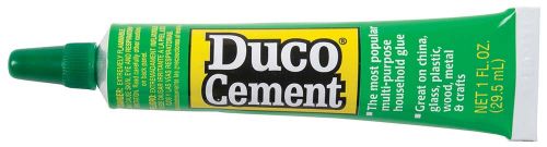 3 Pack Duco Plastic & Model Cement Fast Dries Clear 0.5 fl oz each