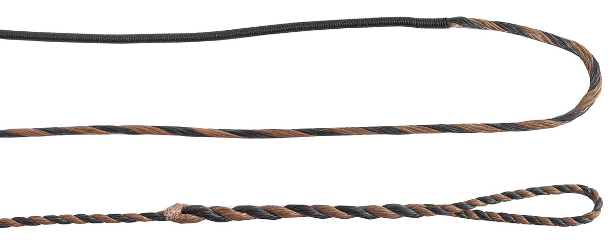 Black hunter recurve bow string flemish twist 60 inch recurve 