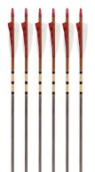 Red Hawk Premium Youth Arrows, 6-pack