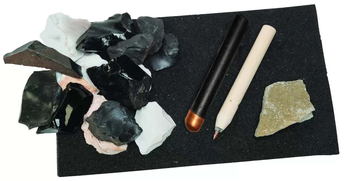 Copper Billets 1-1/8" Copper Bopper Flint knapping tools arrowheads