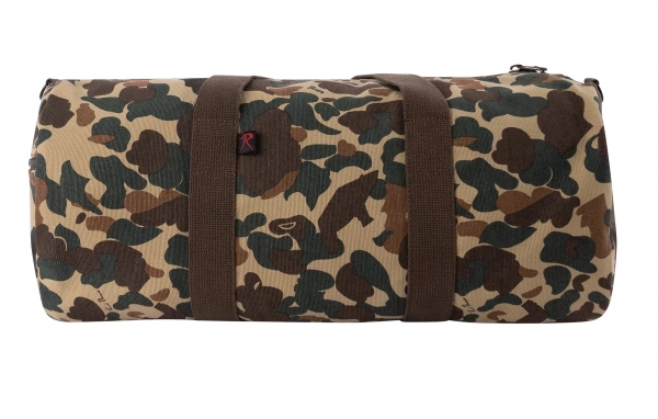 Canvas Bear Camo Duffle Bag