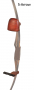 Selway Slide-On Longbow Arrow Rawhide Bow Quiver Thumbnail Image 3
