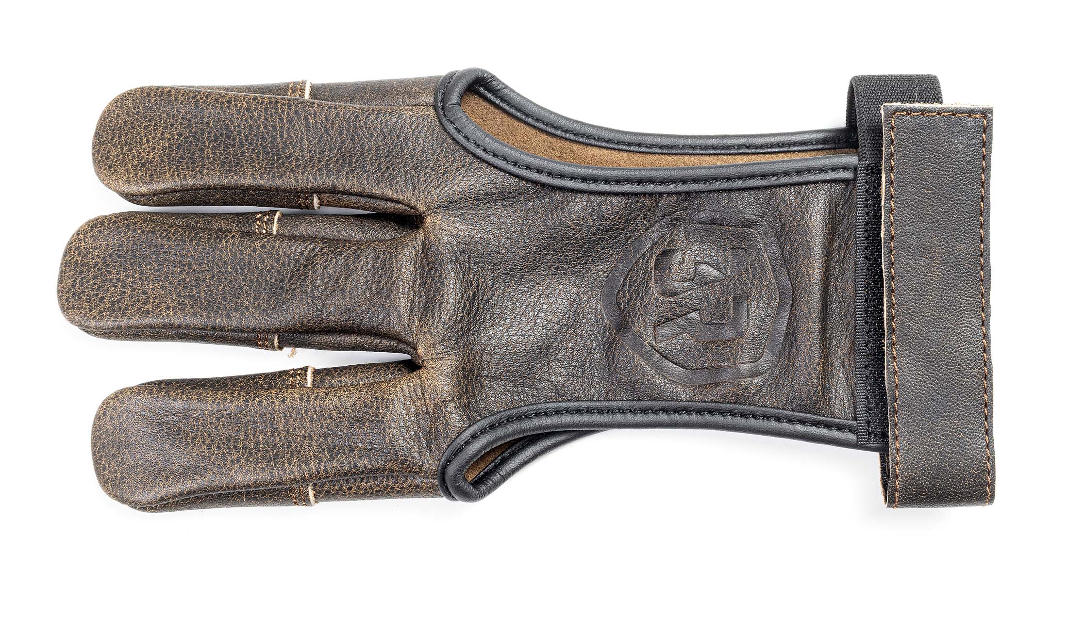3R Distressed Retro Leather Glove with Leather Tips